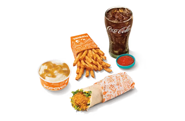 Blackened Ranch Wrap – Large Combo