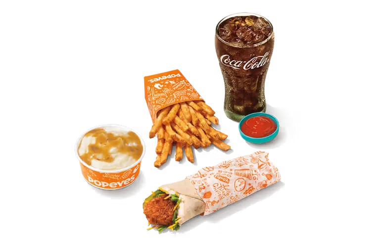 Blackened Wrap Blackened Ranch – Large Combo