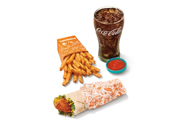 Classic Blackened Wrap – Regular Combo