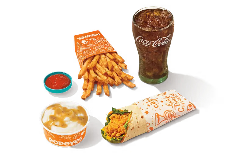 Spicy Wrap – Large Combo