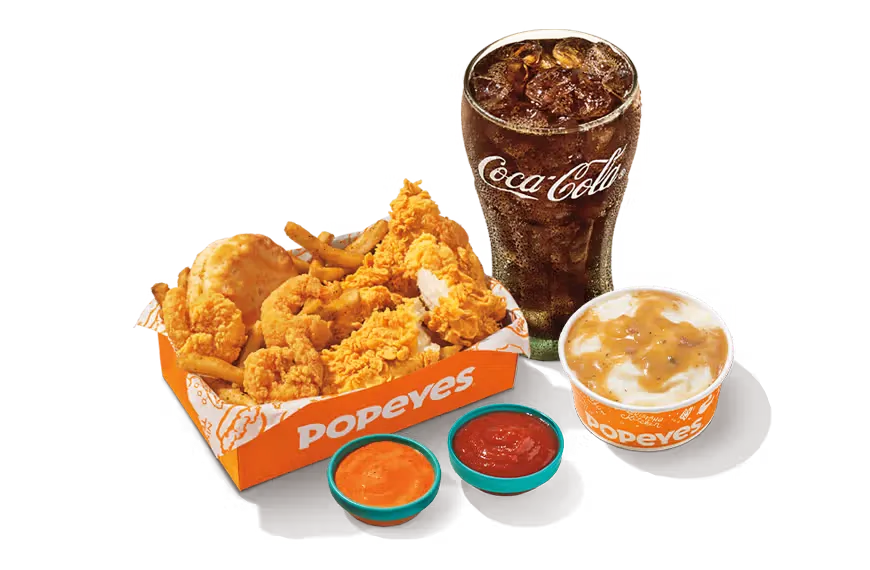 4Pc Butterfly Shrimp & 2Pc Tenders Large Combo – Spicy